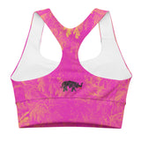 Coral World Garden collection  Longline sports bra