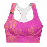 Coral World Garden collection  Longline sports bra